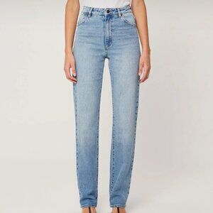 ROLLA's Super High Rise Relaxed Straight Leg Jeans